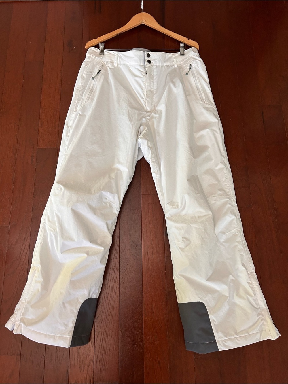 LAND'S END f(x) Primaloft waterproof insulated Snow Pants in White Womens Large
